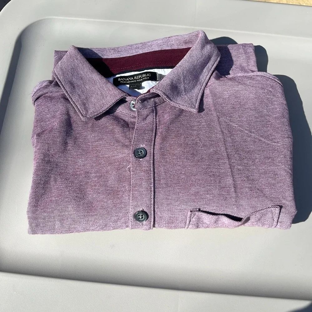 Banana Republic Performance Pique Polo BR+